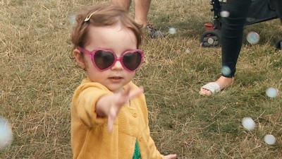 Young girl at the 3Foot Person Festival