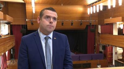 The Scottish Conservative leader has blamed Partygate for the loss of Conservative councillors.