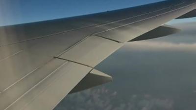 A Boeing 777 wing