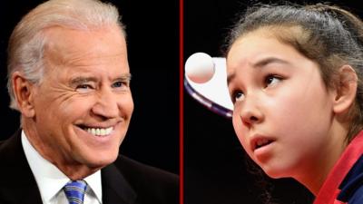 Joe Biden and Anna Hursey