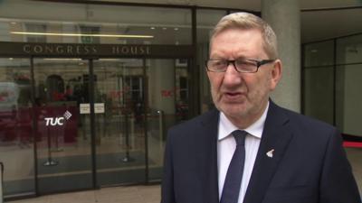 Unite general secretary Len McCluskey