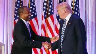 Ben Carson endorses Donald Trump