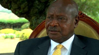 Uganda's President Yoweri Museveni