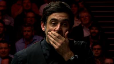 Ronnie O'Sullivan at the 2016 Masters final