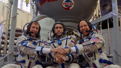 Tim Peake and his colleagues