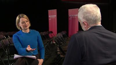 Laura Kuenssberg interviews Jeremy Corbyn