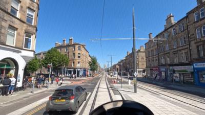 Edinburgh tram extension Newhaven