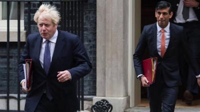 Boris Johnson and Rishi Sunak