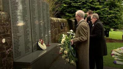 The service was held in Lockerbie.