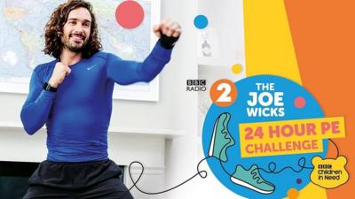 Joe Wicks with logo.