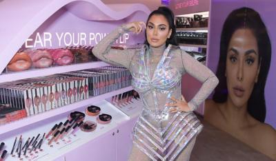 Huda Kattan in her London store