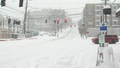 US Rare snowstorm in Seattle