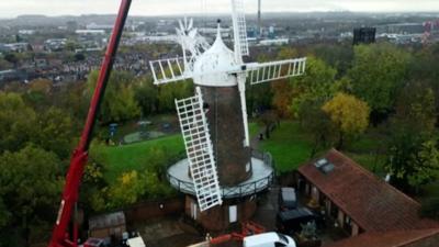 The working windmill, in Sneinton, needs £400,000 worth of repairs