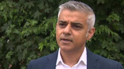 London Mayor Sadiq Khan