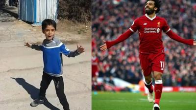 Watch as this 7-year-old boy from Iran emulates his hero Mo Salah with some amazing skills.