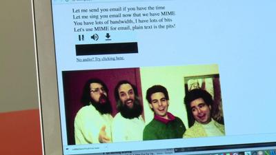 The first email attachment