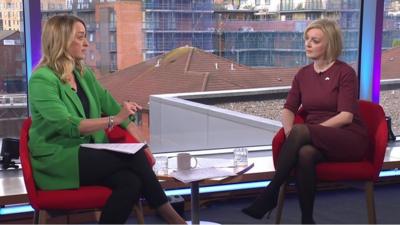 Laura Kuenssberg and Liz Truss