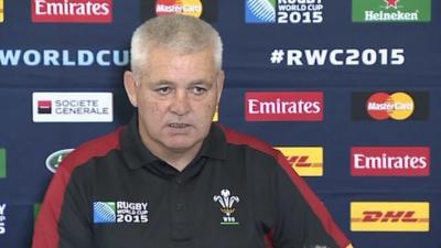 Wales coach Warren Gatland