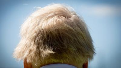 Boris Johnson (back of head shot)