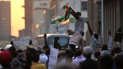 Zimbabweans celebrate