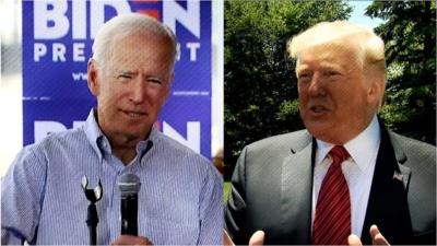 Joe Biden and Donald Trump