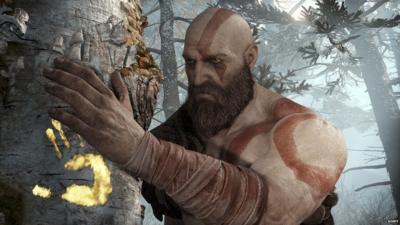 Kratos in God of War