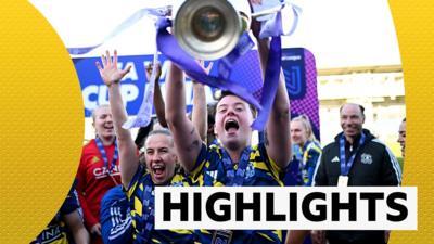 Hashtag United celebrate win with trophy lift