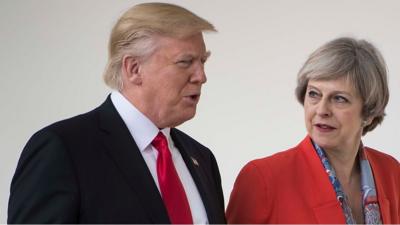 Donald Trump and Theresa May