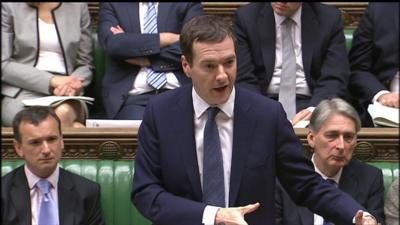 George Osborne at PMQs