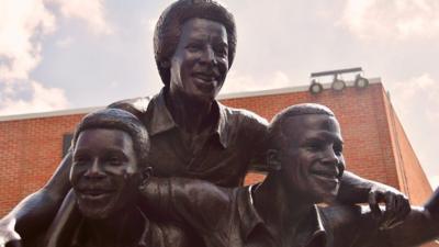 The statue in West Bromwich town centre