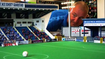 A Coleraine FC fan undertook a lockdown project that developed into a tribute to his beloved team.