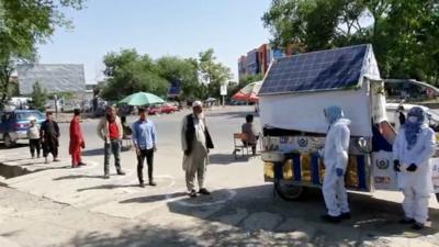 Mobile disinfection cart