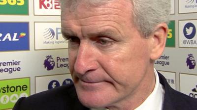 'Poor first-half' frustrates Hughes