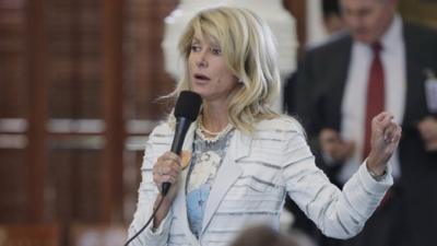 Democratic state Senator Wendy Davis