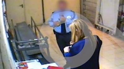 Video shows Cristina Cifuentes with supermarket security guard