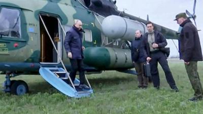 Putin arrives in Kherson