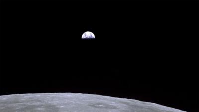 View of Earth from Moon