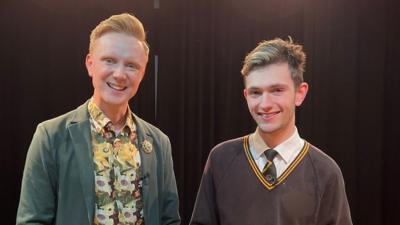 Owain Wyn Evans and Connor