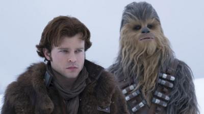 Han Solo and Chewbacca