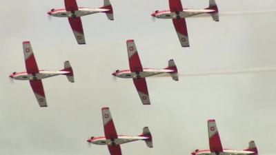 Aircraft display at RIAT 2015