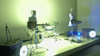 Robot band in Japan