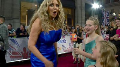 Carol Vorderman chats to Macy and Maya Burrow