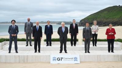 G7 leaders meeting in Carbis Bay, Cornwall (11 June)