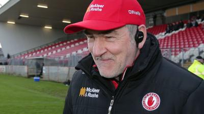 Tyrone manager Mickey Harte