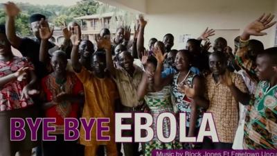 Sierra Leone people celebrating the end of Ebola - video courtesy of YouTube