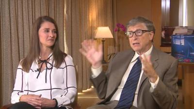 Melinda and Bill Gates