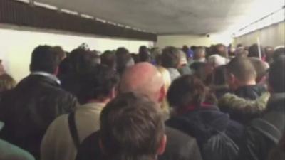 Football fans in Paris