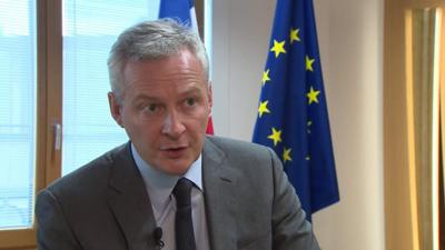 French Economy Minister Bruno Le Maire