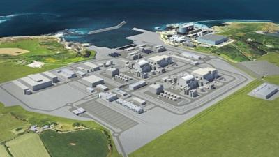 Latest rendering of the Wylfa Newydd site on Anglesey