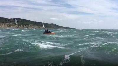 Pedalo round Isle of Wight